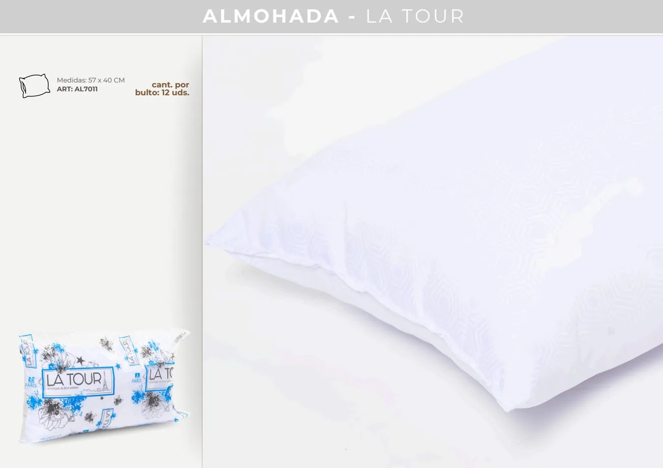 ALMOHADA LA TOUR