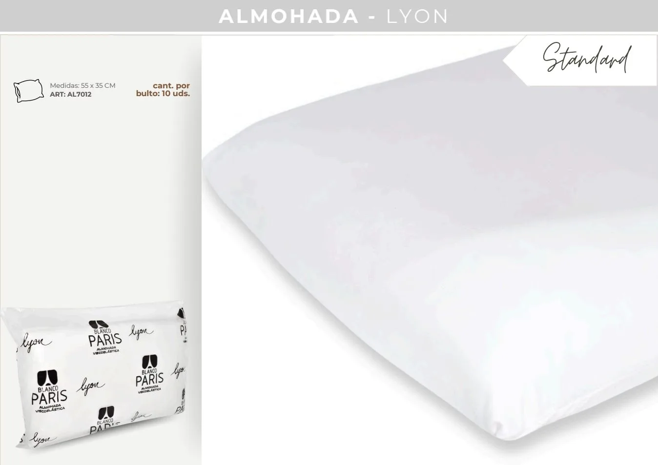 ALMOHADA LYON STANDARD