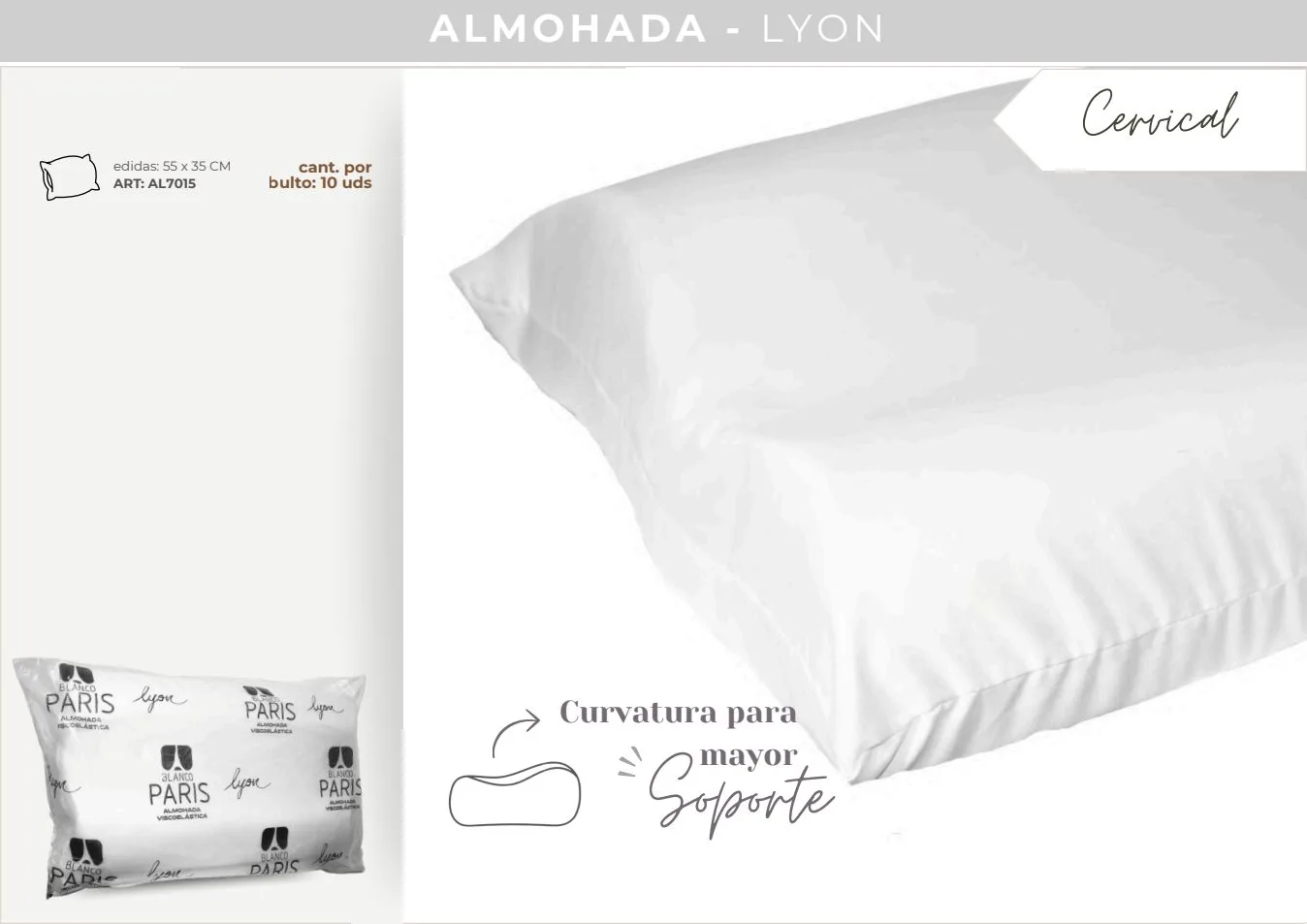 ALMOHADA LYON CERVICAL