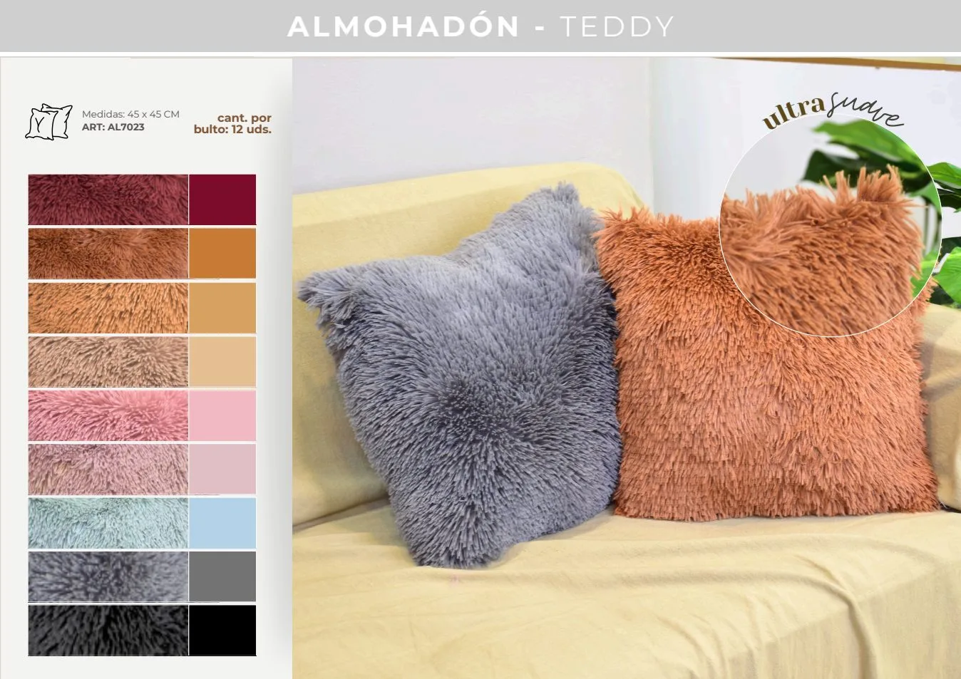 ALMOHADON TEDDY COMBINADO